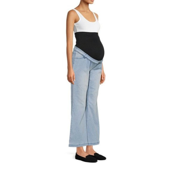 Destination Maternity Flare Jeans Light Wash Y2K Size XXL  20 NWT - Picture 1 of 4